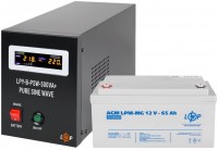 Photos - UPS Logicpower LPY-B-PSW-500VA Plus + LPM-MG 12V 65 Ah 500 VA