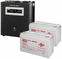 Photos - UPS Logicpower LPY-W-PSW-1500VA Plus + 2 x LPM-GL 12V 100 Ah 1500 VA