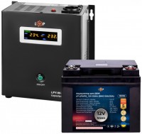 Photos - UPS Logicpower LPY-W-PSW-800VA Plus + LP LiFePO4 12.8V 50 Ah 800 VA