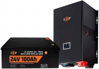 Photos - UPS Logicpower LPE-W-PSW-3600VA Plus + LP LiFePO4 24V 100 Ah 3600 VA