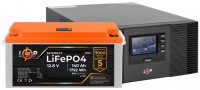 Photos - UPS Logicpower LPM-PSW-1500VA 12V + LP LiFePO4 LCD 12V 140 Ah 1500 VA