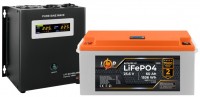 Photos - UPS Logicpower LPY-W-PSW-2500VA Plus + LP LiFePO4 LCD 25.6V 60 Ah 2500 VA