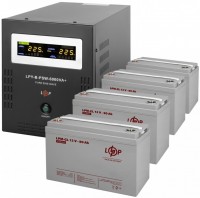 Photos - UPS Logicpower LPY-B-PSW-6000VA Plus + 4 x LPM-GL 12V 80 Ah 6000 VA