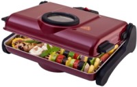 Photos - Electric Grill Akel AB-660 burgundy