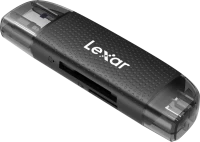 Photos - Card Reader / USB Hub Lexar Dual-Slot USB-A/C Reader 