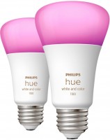 Photos - Light Bulb Philips Smart Bulb RGB A19 10.5W E26 2 pcs 