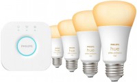 Photos - Light Bulb Philips Hue Starter kit E26 White ambiance 4 pcs 