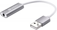 Sound Card Sandberg Headset USB converter 