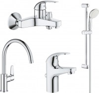 Photos - Bath Tap Set Grohe BauCurve UA122218K0 