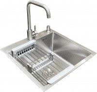 Photos - Kitchen Sink Romzha Arta Carbon U-450 B RO41524 500x500