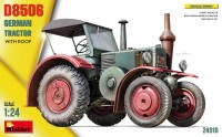 Model Building Kit MiniArt German Tractor D8506 with Roof (1:24) 