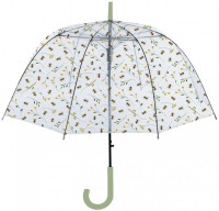 Umbrella Esschert Design Transparent with Bee Print 