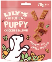 Dog Food Lilys Kitchen Puppy Chicken/Salmon Nibbles 70 g 