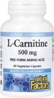 Fat Burner Natural Factors L-Carnitine 500 mg 60 cap 60