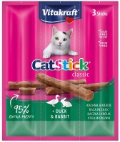 Photos - Cat Food Vitakraft Cat Stick Classic Mini Duck/Rabbit 18 g 