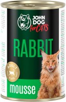 Photos - Cat Food John Dog Adult Rabbit Mousse 400 g 