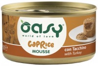 Photos - Cat Food OASY Caprice Adult Turkey Mousse 85 g 