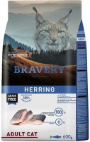 Photos - Cat Food Bravery Adult Grain Free Herring  600 g