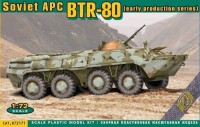 Model Building Kit Ace Soviet APC BTR-80 (1:72) 