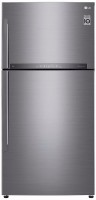 Photos - Fridge LG GR-H802HMHL silver