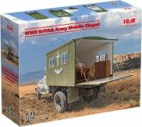 Model Building Kit ICM WWII British Army Mobile Chapel (1:35) 