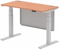 Photos - Office Desk Dynamic Air Slimline with Cable Ports with Panel (1200 mm) 
