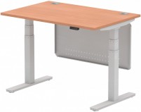 Office Desk Dynamic Air with Cable Ports with Panel (1200 mm) 
