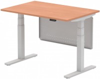 Photos - Office Desk Dynamic Air without Cable Ports with Panel (1200 mm) 