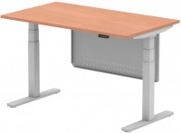 Office Desk Dynamic Air without Cable Ports with Panel (1400 mm) 