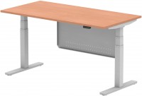 Photos - Office Desk Dynamic Air without Cable Ports with Panel (1600 mm) 