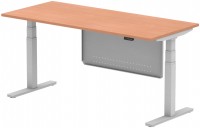 Office Desk Dynamic Air without Cable Ports with Panel (1800 mm) 