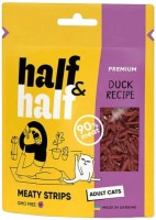 Photos - Cat Food Half&Half Treats Adult Duck 50 g 