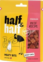 Photos - Cat Food Half&Half Treats Adult Beef 50 g 