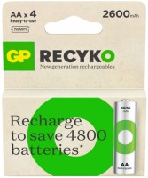 Photos - Battery GP Recyko 4xAA 2600 mAh 