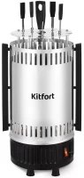 Photos - Electric Grill KITFORT KT-1406 stainless steel