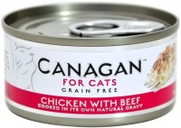 Photos - Cat Food Canagan GF Canned Chicken/Beef 75 g 