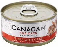 Cat Food Canagan GF Canned Tuna/Crab 75 g 
