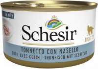 Cat Food Schesir Adult Canned Tuna/Hake 85 g 