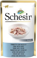 Photos - Cat Food Schesir Adult Pouch Tuna/Hake 85 g 