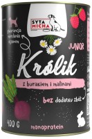 Photos - Dog Food Syta Micha Junior Canned Beetroot/Raspberries 400 g 1