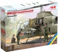 Model Building Kit ICM Helicopters Ground Personnel (1:35) 