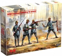 Model Building Kit ICM WWI German Infantry in Armor (1:35) 
