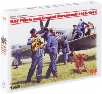 Model Building Kit ICM RAF Pilots and Ground Personnel (1939-1945) (1:48) 