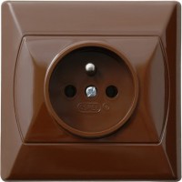 Photos - Socket Ospel Akcent GP-1AZ/24 brown