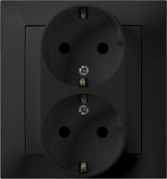 Photos - Socket Ospel Impresja GP-2YS/33 black