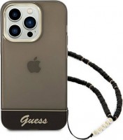 Case GUESS Translucent Pearl Strap for iPhone 14 Pro 