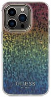 Case GUESS IML Faceted Mirror Disco Iridescent for iPhone 15 Pro 