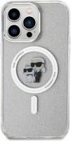 Photos - Case Karl Lagerfeld Karl&Choupette Glitter MagSafe for iPhone 14 Pro Max 