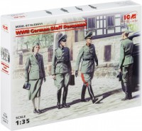 Photos - Model Building Kit ICM WWII German Staff Personnel (1:35) 