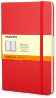 Photos - Notebook Moleskine Ruled Notebook Large Red 